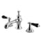 Kingston Brass KC7061PKL Duchess Widespread Bathroom Faucet W/ Brass Pop-Up, Chrome KC7061PKL - alternate 1